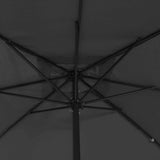 Garden Parasol Anthracite and Black 295 x 295 x 245 cm