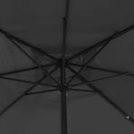 Garden Parasol 295 x 295 x 245 cm Polyester and Steel