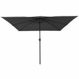 Garden Parasol Anthracite and Black 295 x 295 x 245 cm