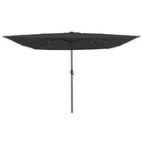 Garden Parasol Anthracite and Black 295 x 295 x 245 cm