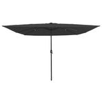 Garden Parasol 295 x 295 x 245 cm Polyester and Steel