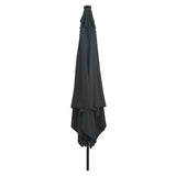 Garden Parasol Anthracite and Black 295 x 295 x 245 cm