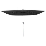 Garden Parasol 295 x 295 x 245 cm Polyester and Steel