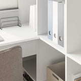 Corner Desk White 101.5 x 149.5 x 149.5 cm Engineered wood - Top-Down View