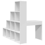Corner Desk White 101,5 x 149,5 x 149,5 cm Engineered Wood