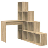 Corner Desk Sonoma oak 101.5 x 149.5 x 149.5 cm Engineered wood - Front View