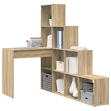 Corner Desk Sonoma oak 101.5 x 149.5 x 149.5 cm Engineered wood - Side View