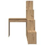 Corner Desk with Shelf Artisan Oak 101,5 x 149,5 x 149,5 cm - 45-Degree Angle