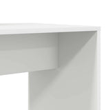 Desk with Shelf White 138.5 x 55 x 143 cm Engineered wood - Low Angle
