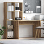 Desk with Shelf Artisan Oak 138,5 x 55 x 143 cm Engineered Wood