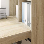 Desk Sonoma Oak Engineered Wood 122 x 67 x 145 cm
