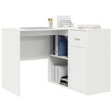 Corner Desk with Drawer White 102 x 88 x 75 cm