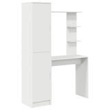 Desk 2 pcs White - Front View