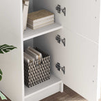Desk White 133.5 x 50 x 124 cm 2 pcs