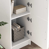 Desk 2 pcs White - Top-Down View