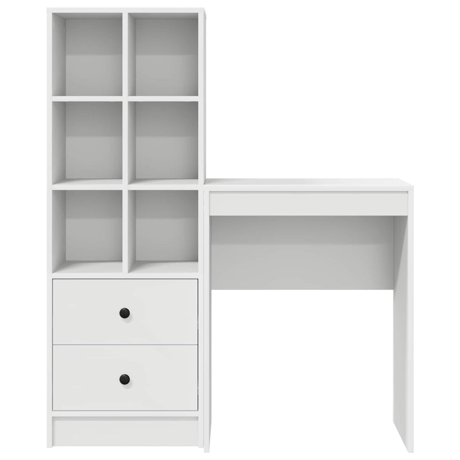 Desk White 105.5 x 34 x 127 cm 2 pcs