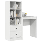Desk White 105.5 x 34 x 127 cm 2 pcs