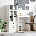Desk White 115.5 x 40 x 127 cm 2 pcs