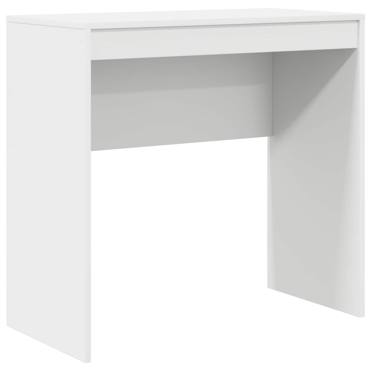 Desk with Drawer with Shelf with Storage 2 pcs White