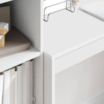 Desk White 145.5 x 40 x 127 cm 2 pcs
