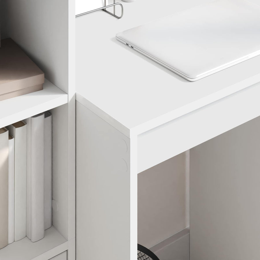 Desk White 145.5 x 40 x 127 cm 2 pcs