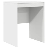 Desk with Drawer with Shelf with Storage 2 pcs White - 45-Degree Angle