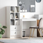 Desk White 115.5 x 50 x 127 cm 2 pcs