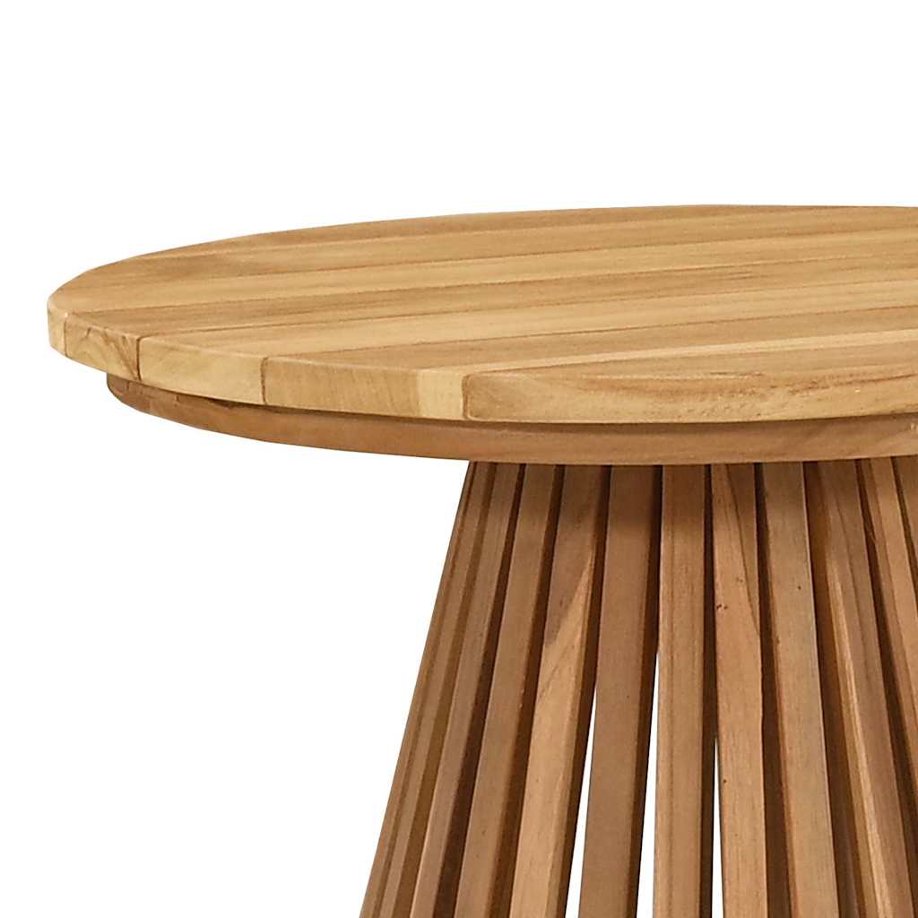 Side Table Brown 50 x 50 x 49,5 cm Solid Teak Wood