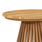 Side Table Brown 50 x 50 x 49,5 cm Solid Teak Wood