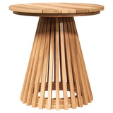 Side Table Brown 50 x 50 x 49,5 cm Solid Teak Wood