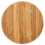 Side Table Brown 50 x 50 x 49,5 cm Solid Teak Wood