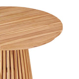 Side Table Brown 70 x 70 x 75 cm Solid Teak Wood