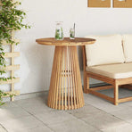 Side Table Brown 70 x 70 x 75 cm Solid Teak Wood