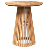 Side Table Brown 70 x 70 x 75 cm Solid Teak Wood