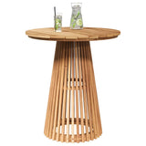 Side Table Brown 70 x 70 x 75 cm Solid Teak Wood