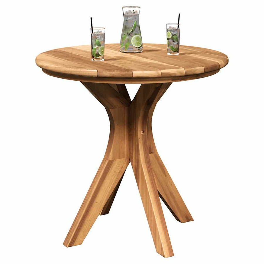 Side Table Brown 55 x 55 x 51 cm Solid Teak Wood