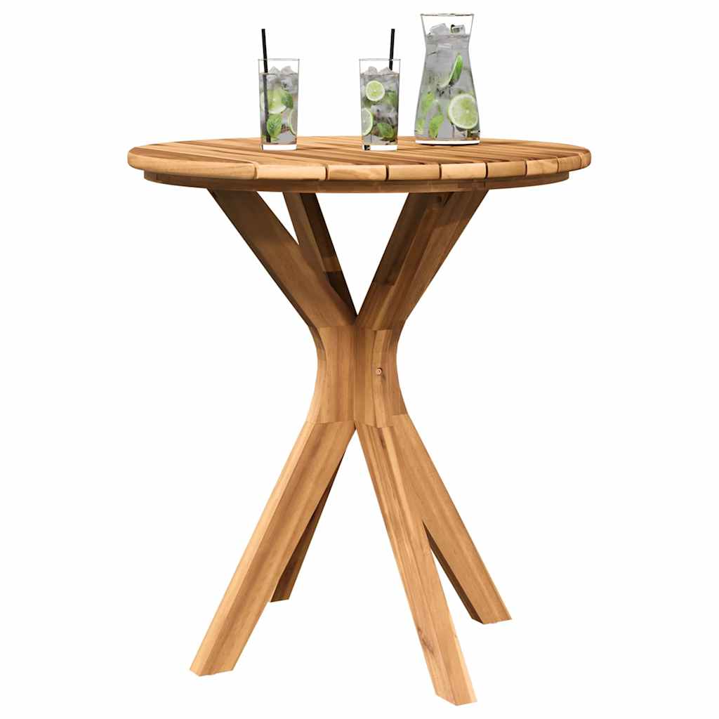 Side Table Brown 70 x 70 x 75 cm Solid Teak Wood