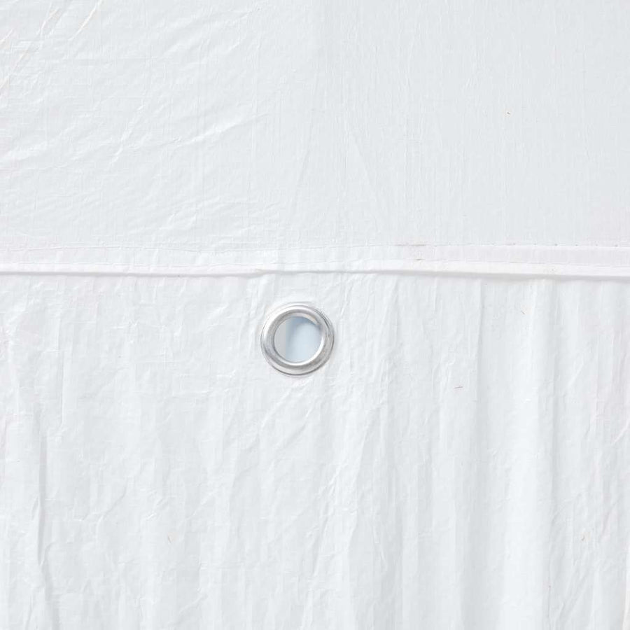Party Tent White 400 x 400 x 266 cm Polyester and Steel