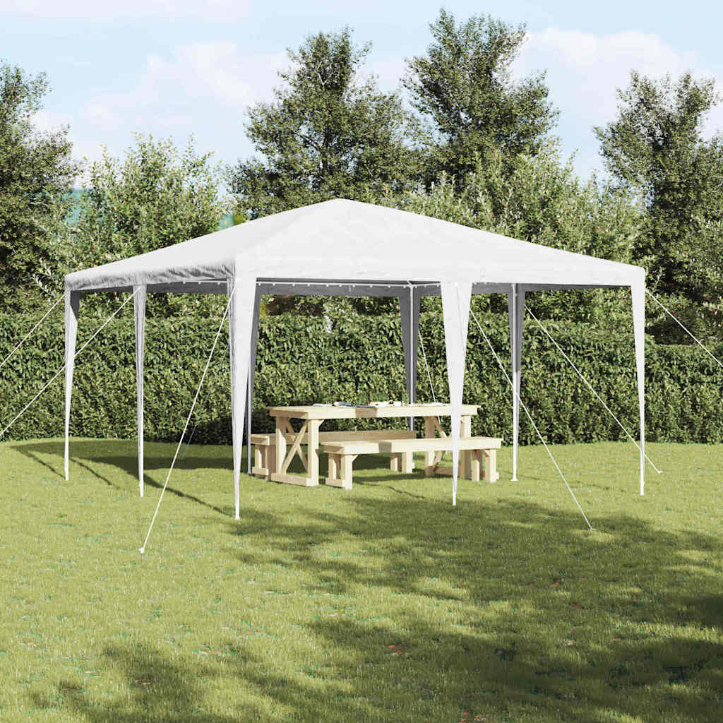 Party Tent White 400 x 400 x 266 cm Polyester and Steel