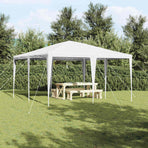 Party Tent White 400 x 400 x 266 cm Polyester and Steel