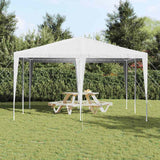 Party Tent White 400 x 400 x 266 cm Polyester and Steel - Top-Down View
