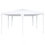 Party Tent White 400 x 400 x 266 cm Polyester and Steel