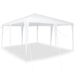 Party Tent White 400 x 400 x 266 cm Polyester and Steel