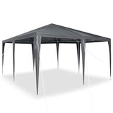 Party Tent Anthracite and White 400 x 400 x 266 cm - Side View