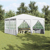 Party Tent White 400 x 400 x 266 cm Polyester and Steel