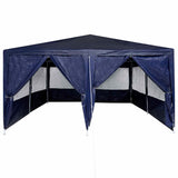 Party Tent Blue and White 400 x 400 x 266 cm - 45-Degree Angle
