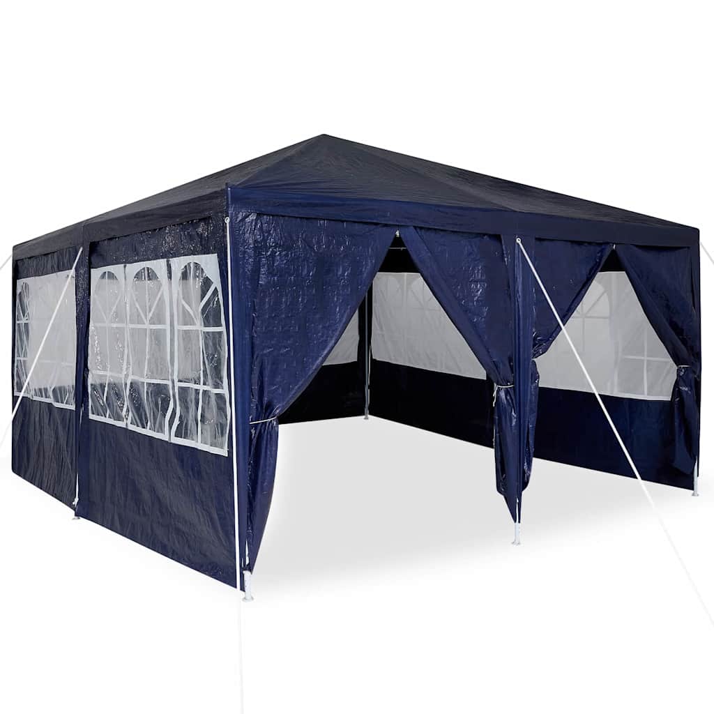 Party Tent Blue and White 400 x 400 x 266 cm
