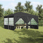 Party Tent 400 x 400 x 266 cm Anthracite Polyethylene