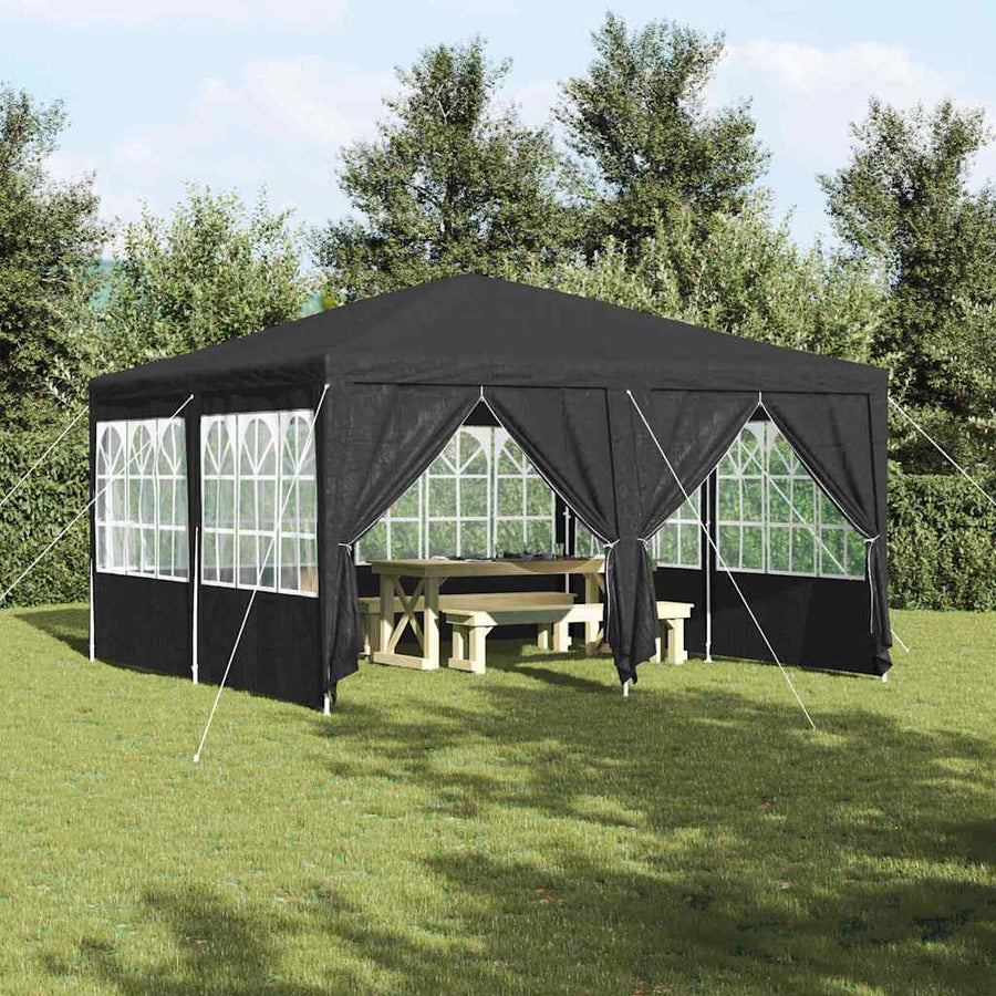 Party Tent 400 x 400 x 266 cm Anthracite Polyethylene