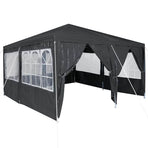 Party Tent 400 x 400 x 266 cm Anthracite Polyethylene